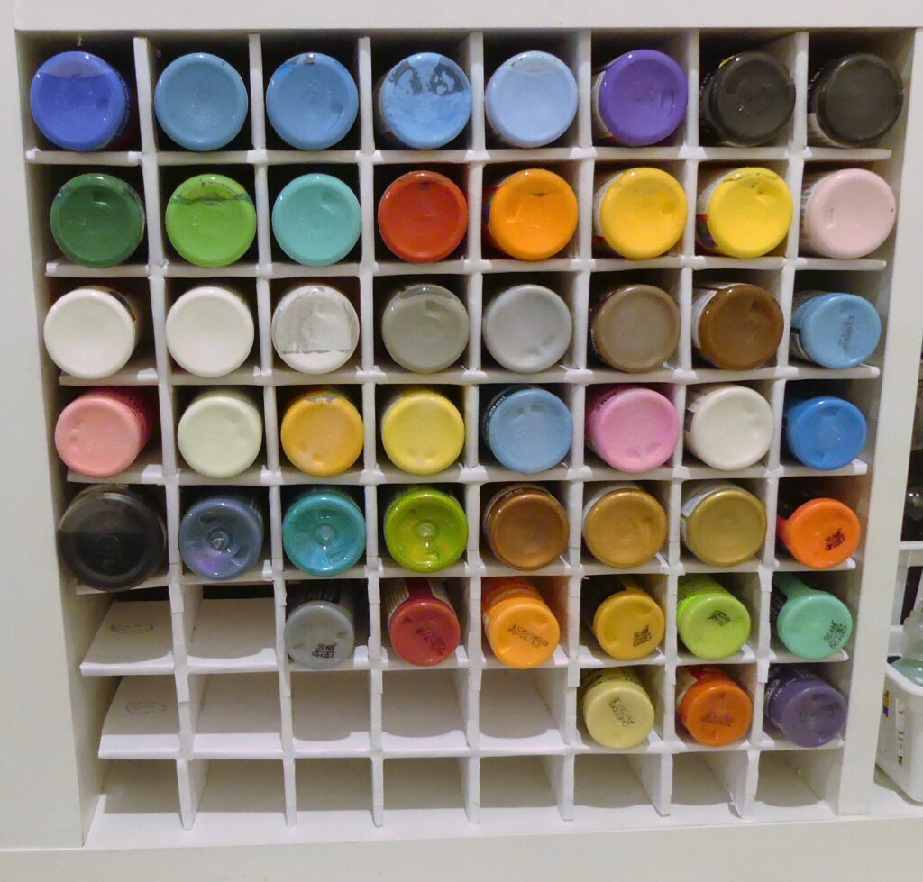 Foam board storage - Claycia Crafting Corner